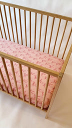 Coquette Bows Crib Sheet