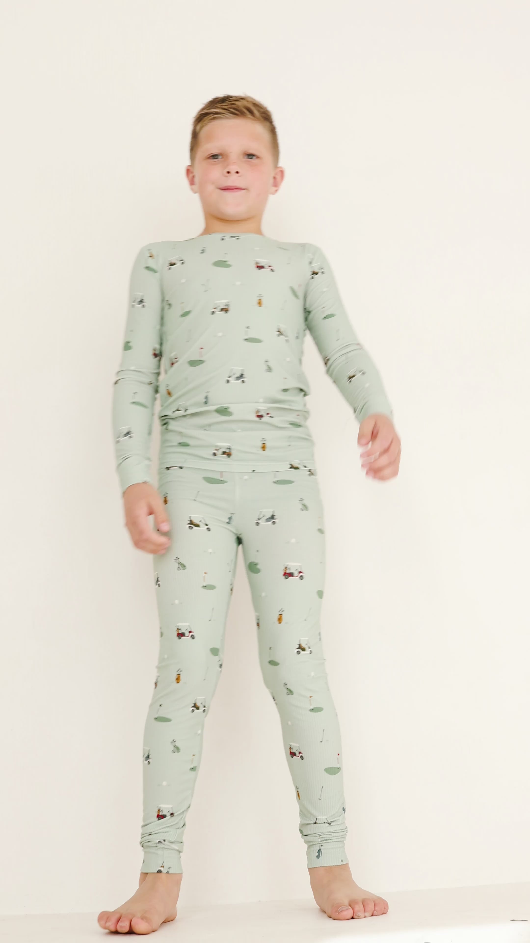 Golf Small Ribbed Two-Piece Set