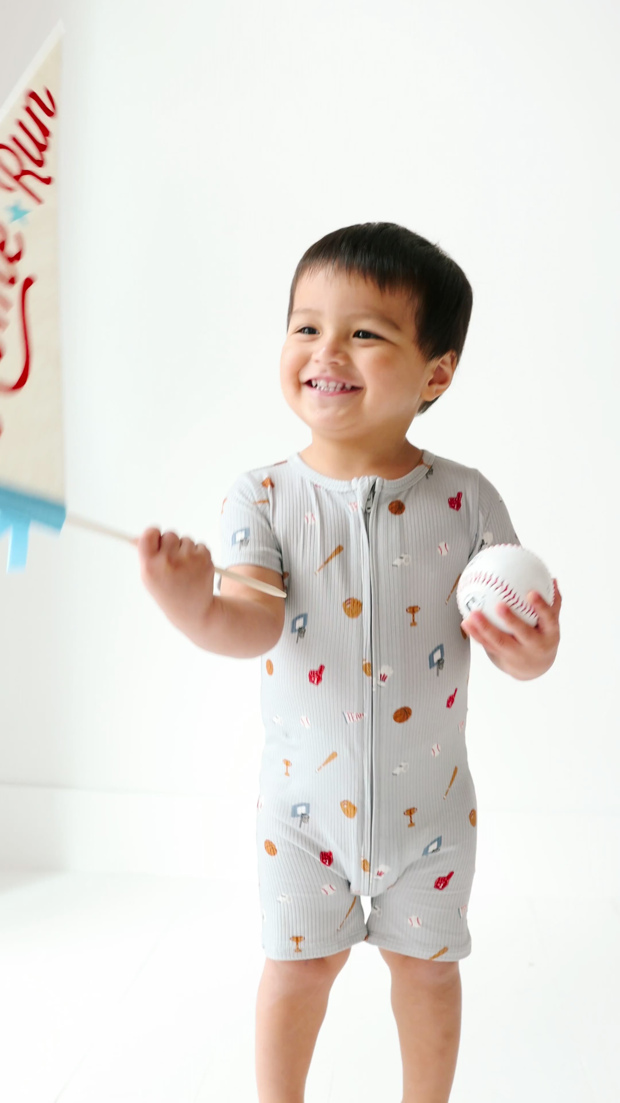 Sports Zone Small Ribbed Summer Zip Romper