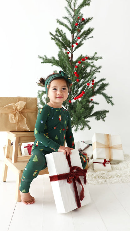 Nutcracker Zip Romper