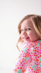 Neon Little Blooms One-Piece Bathing Suit