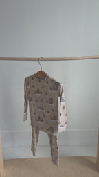 Gingerbread Small Ribbed Two-Piece Set
