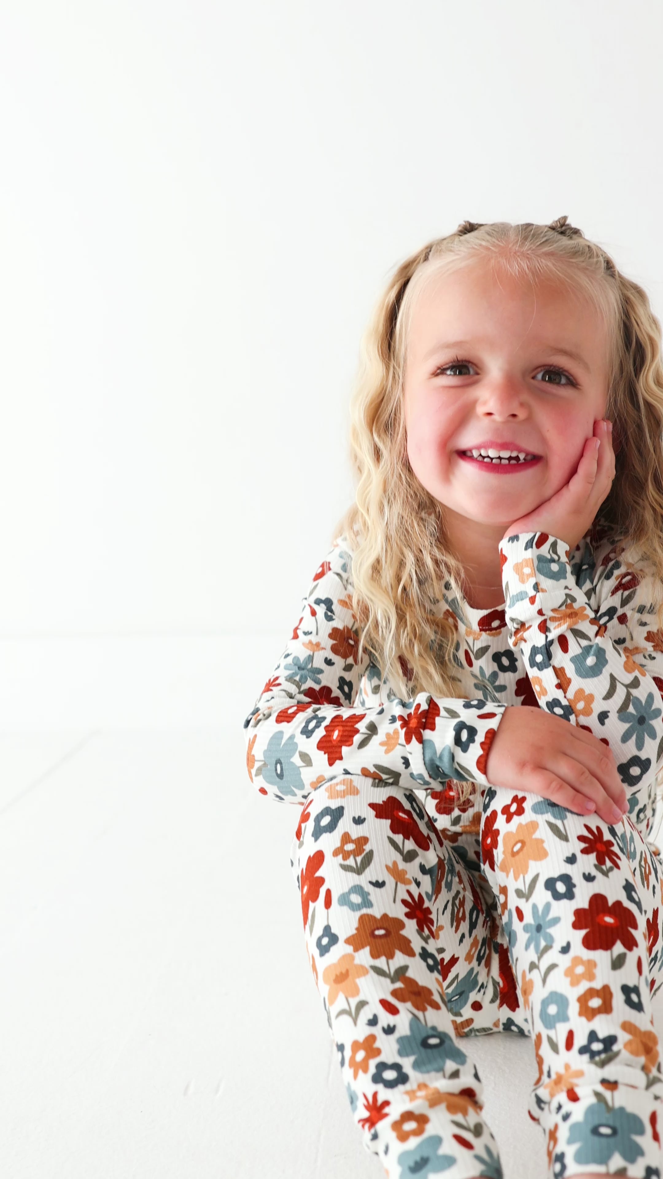 Autumn Meadow Small Ribbed Two-Piece Set