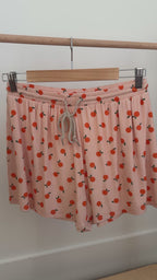 Oranges Small Ribbed Women's Short Sleeve Top