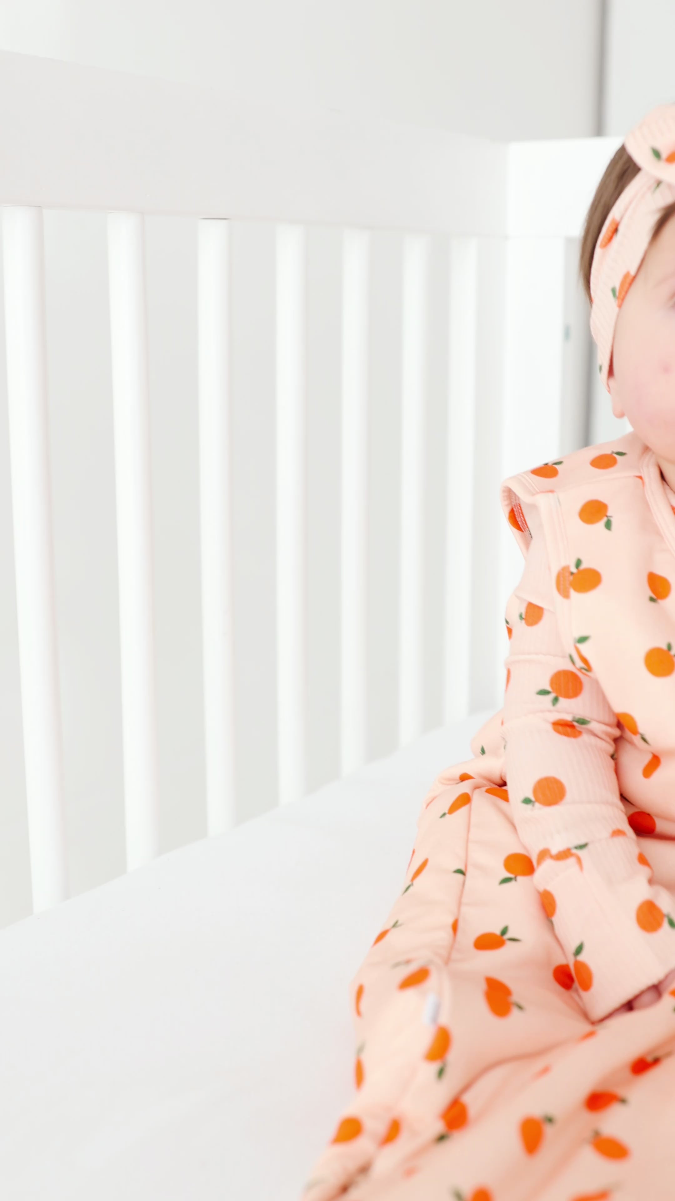 Oranges Small Ribbed Bow