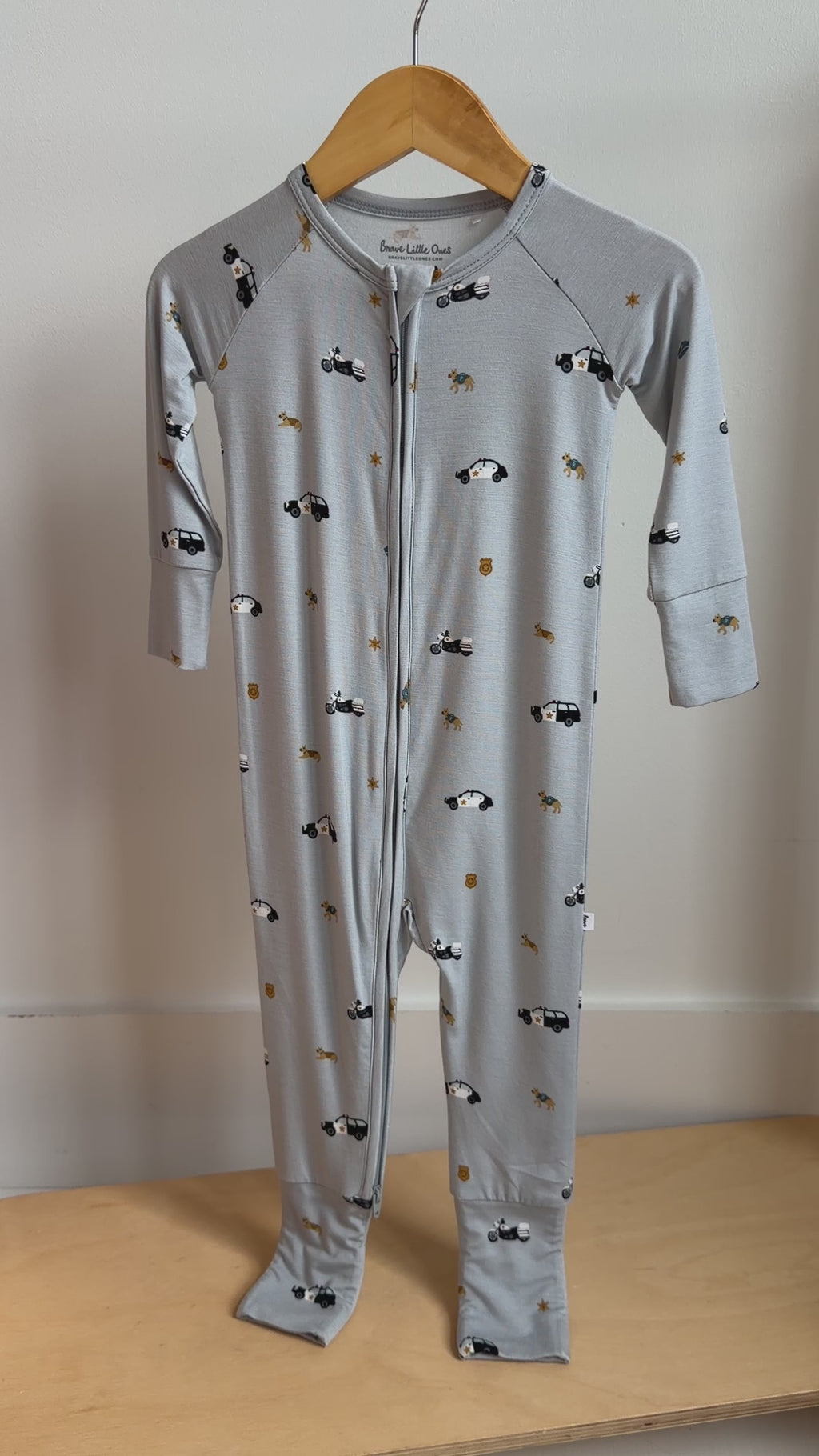 Police Zip Romper