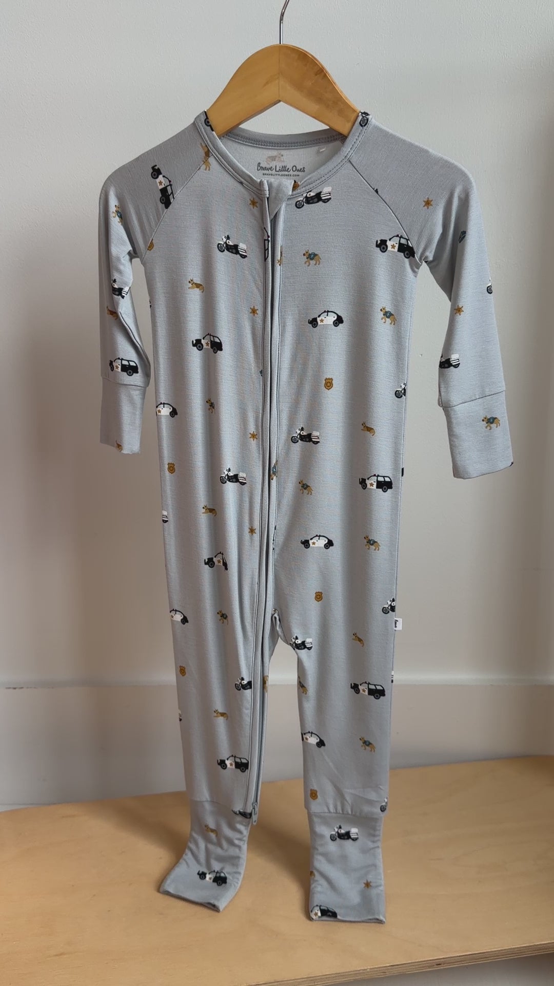 Police Zip Romper