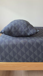 Triangles Twin Sheet With Pillow Case