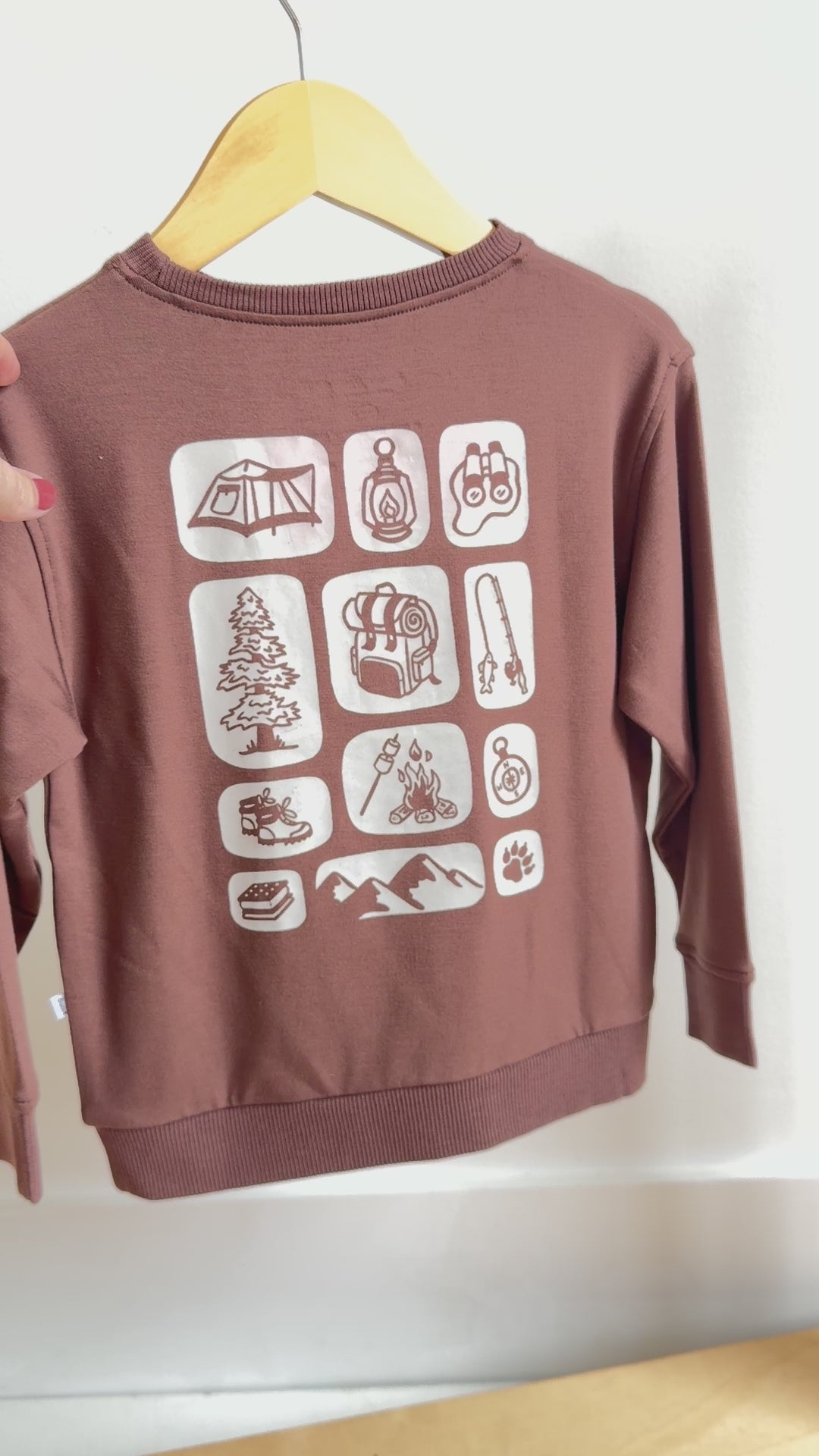 Gone Camping Bamboo French Terry Pullover