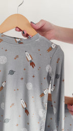 Space Explorers Small Ribbed Two-Piece Set