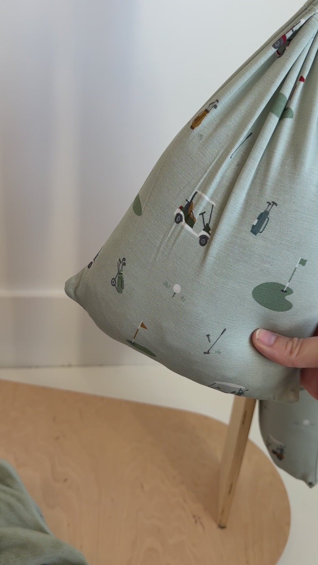 Golf Twin Sheet With Pillow Case