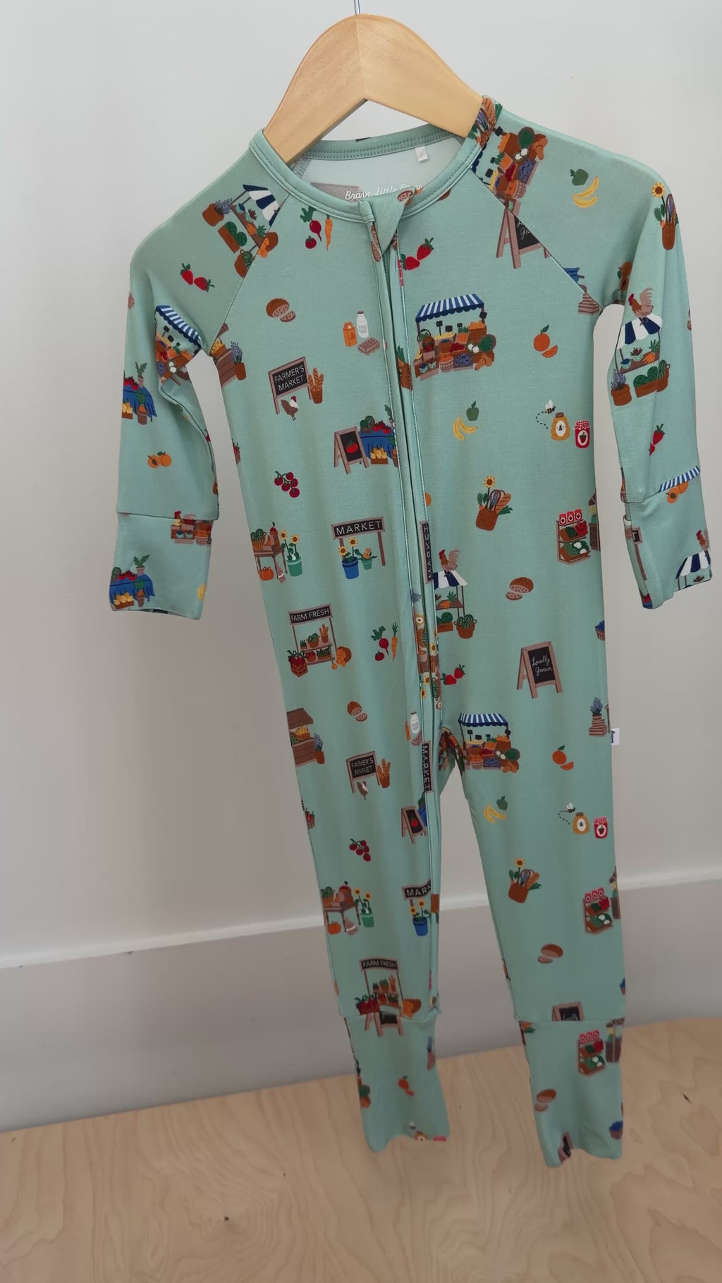 Farmers Market Zip Romper