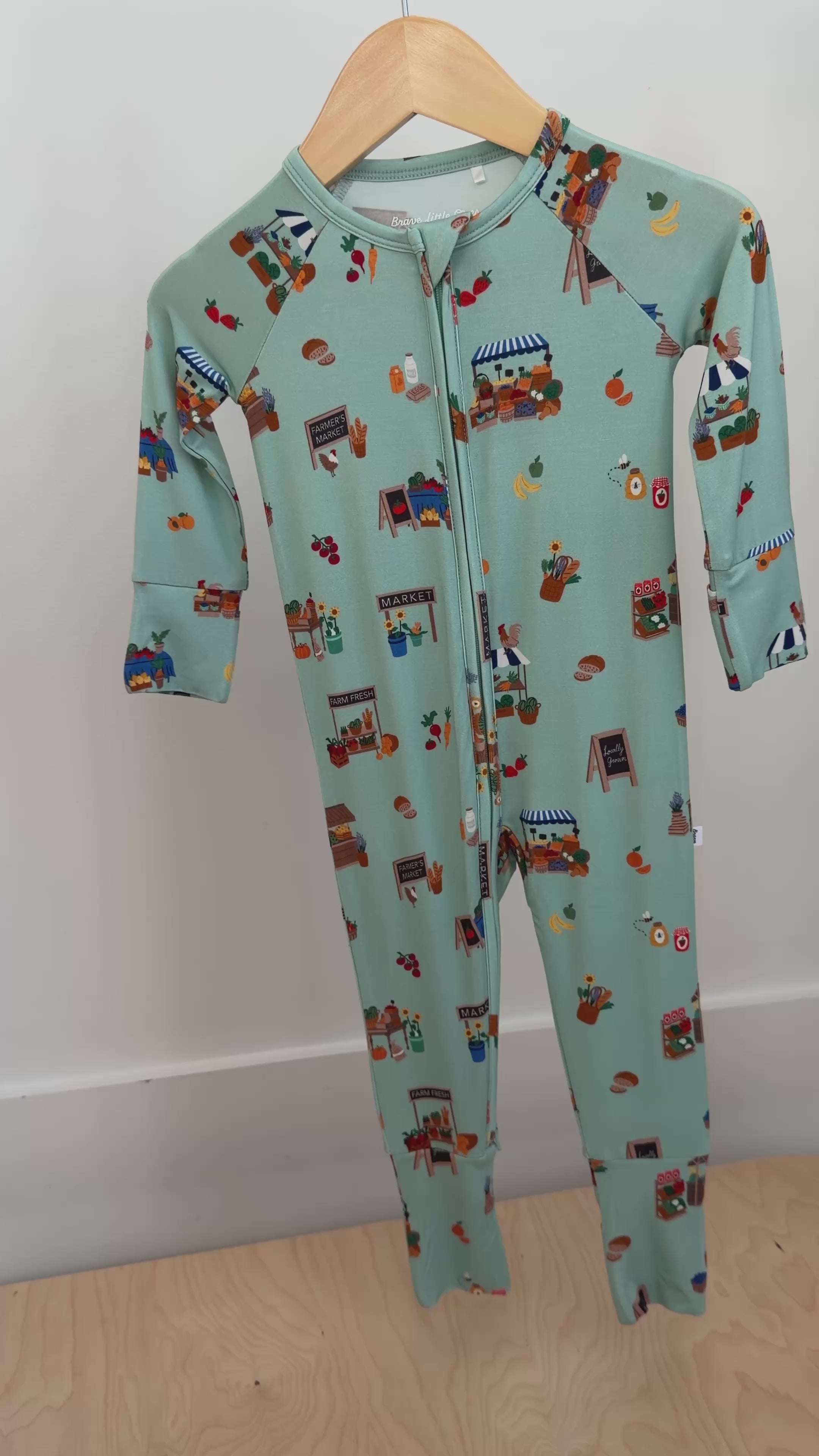 Farmers Market Zip Romper