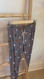 Halloween Boo Crew Small Ribbed Women's Pants