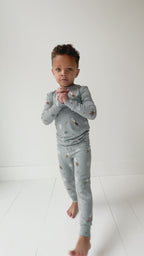 Space Explorers Small Ribbed Two-Piece Set