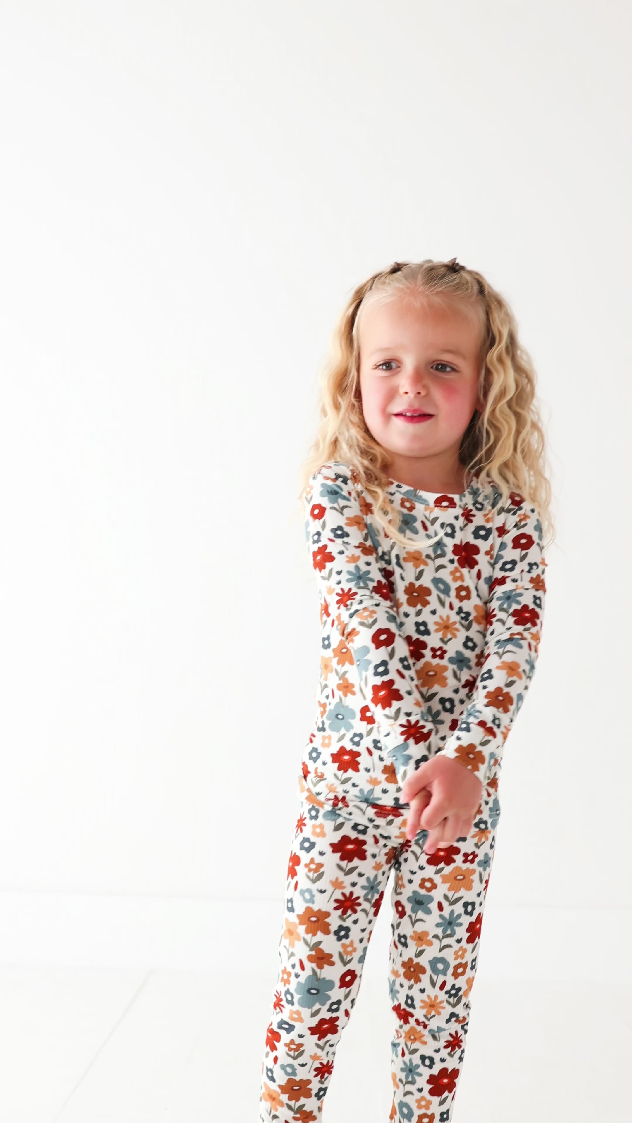 Autumn Meadow Small Ribbed Two-Piece Set