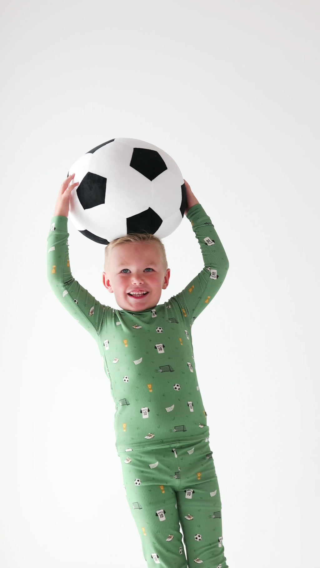 Soccer Small Ribbed Two-Piece Set