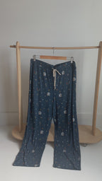 Nativity Blue Small Ribbed Men's Pants