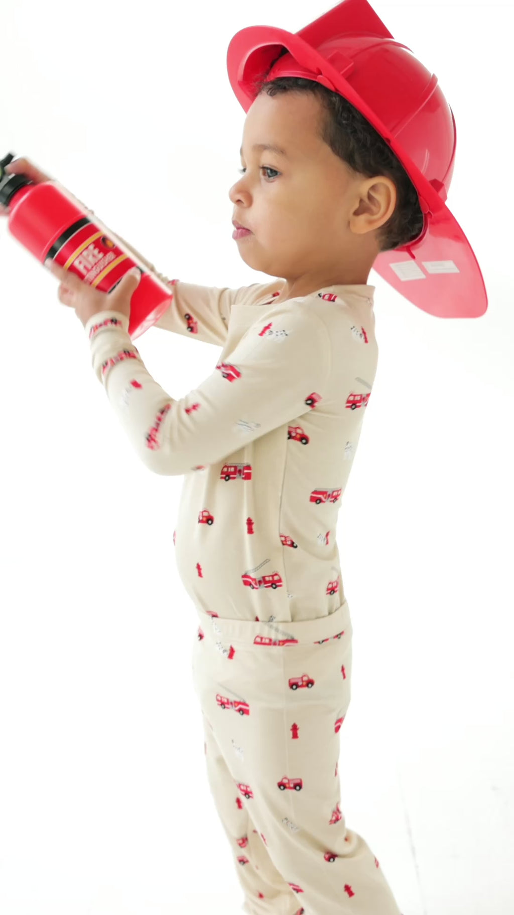 Firetrucks Two-Piece Set