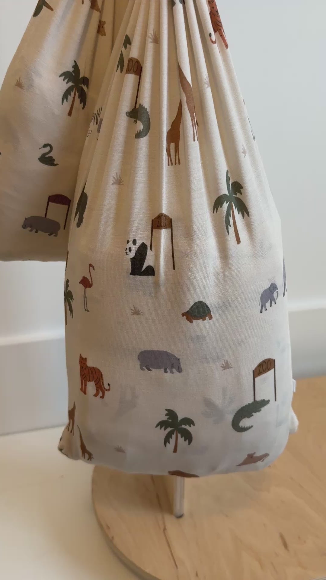 Zoo Day Twin Sheet With Pillow Case