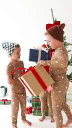 Hot Cocoa Small Ribbed Zip Romper