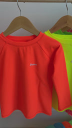 Neon Orange Rash Guard
