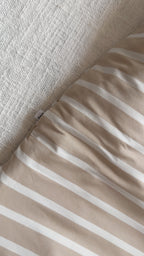 Tan Wide Stripe Sleep Sack (1.0 TOG)