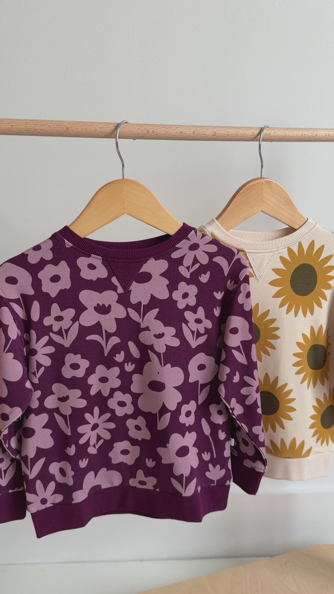 Sunflowers Bamboo French Terry Pullover