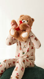 Teddy Bear Small Ribbed Two-Piece Set