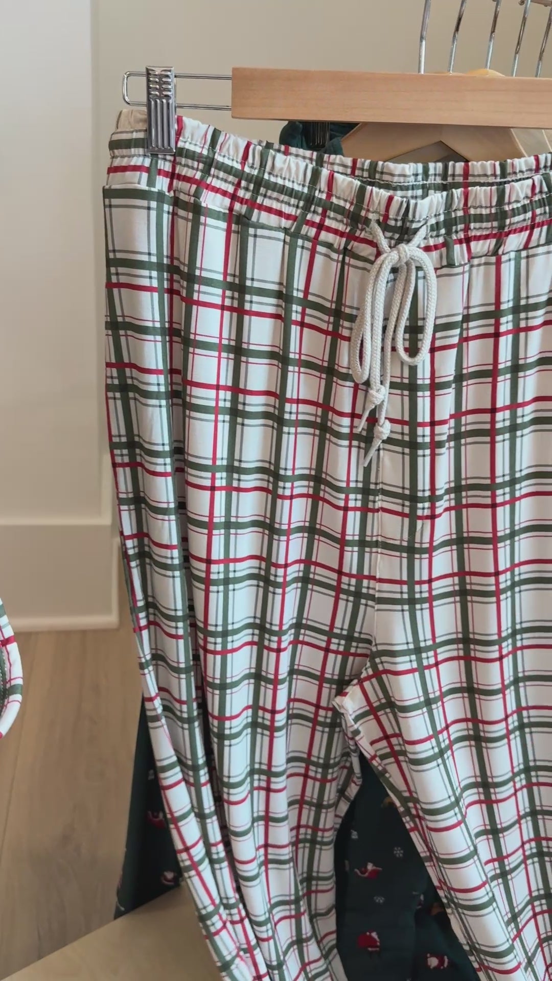 Double Plaid Men's Pants