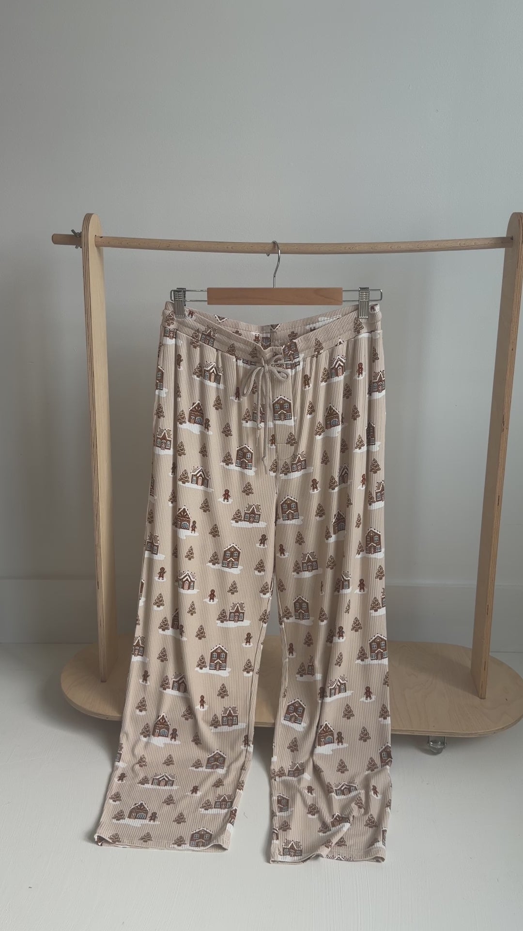 Gingerbread Small Ribbed Men's Pants