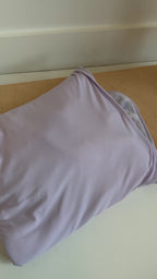 Lavender Small Ribbed Toddler Blanket