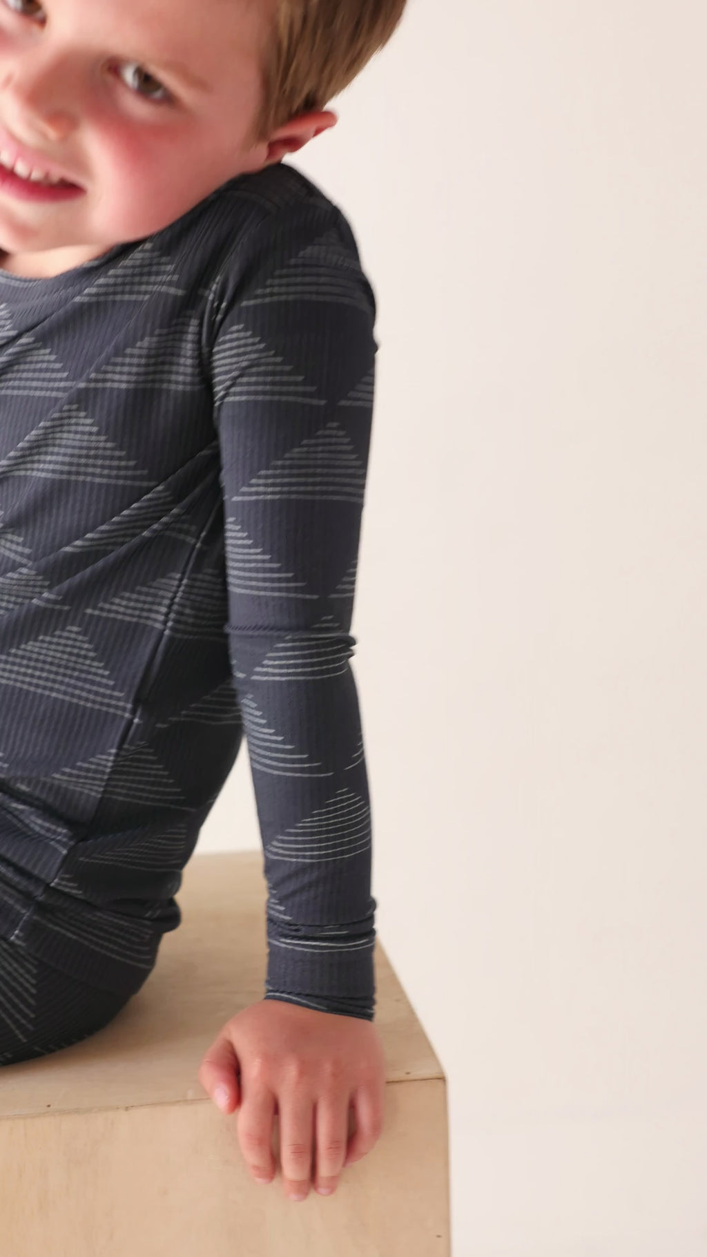 Triangles Small Ribbed Two-Piece Set