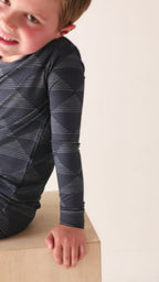 Triangles Small Ribbed Two-Piece Set
