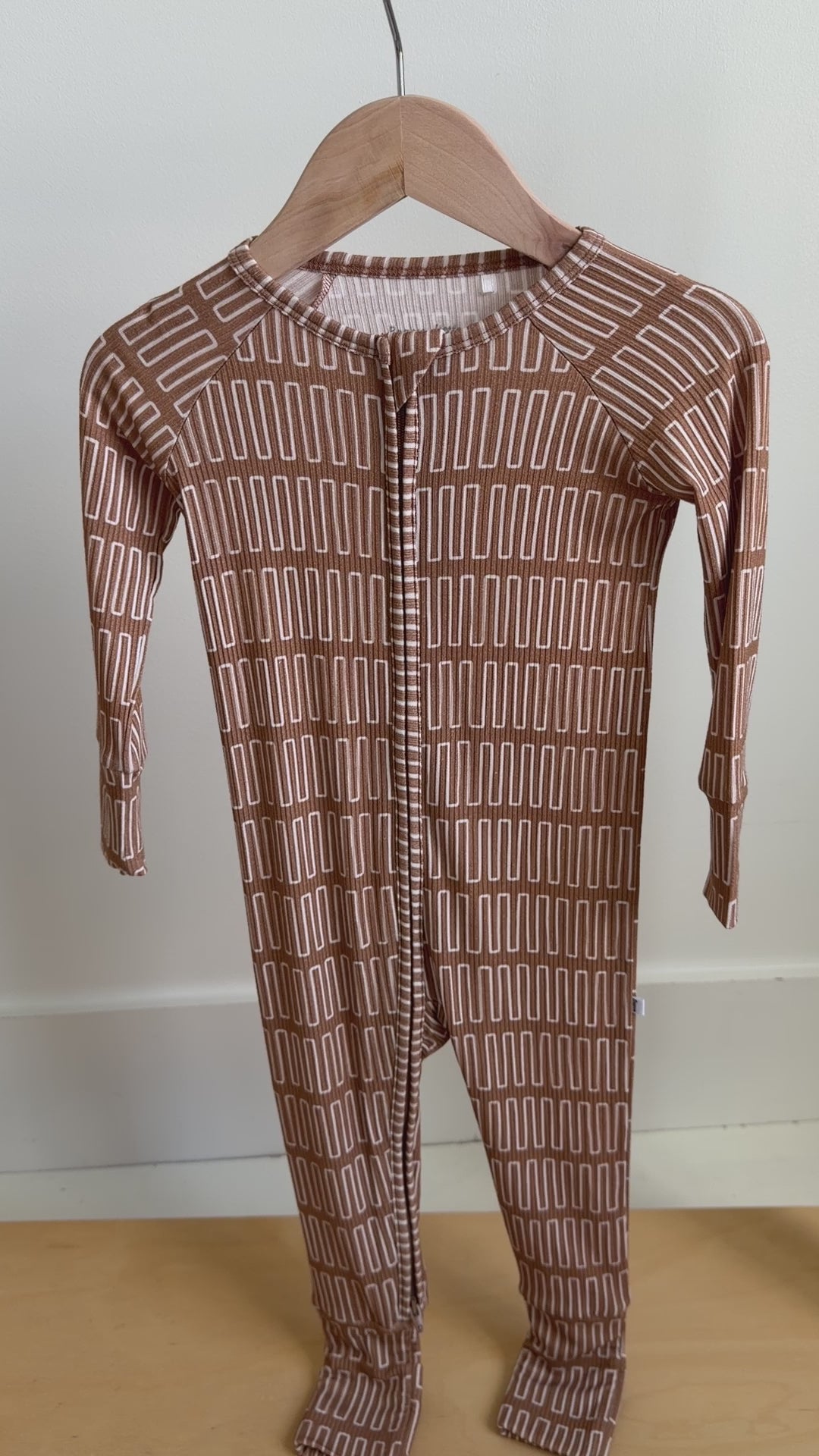 Neutral Lines Small Ribbed Zip Romper
