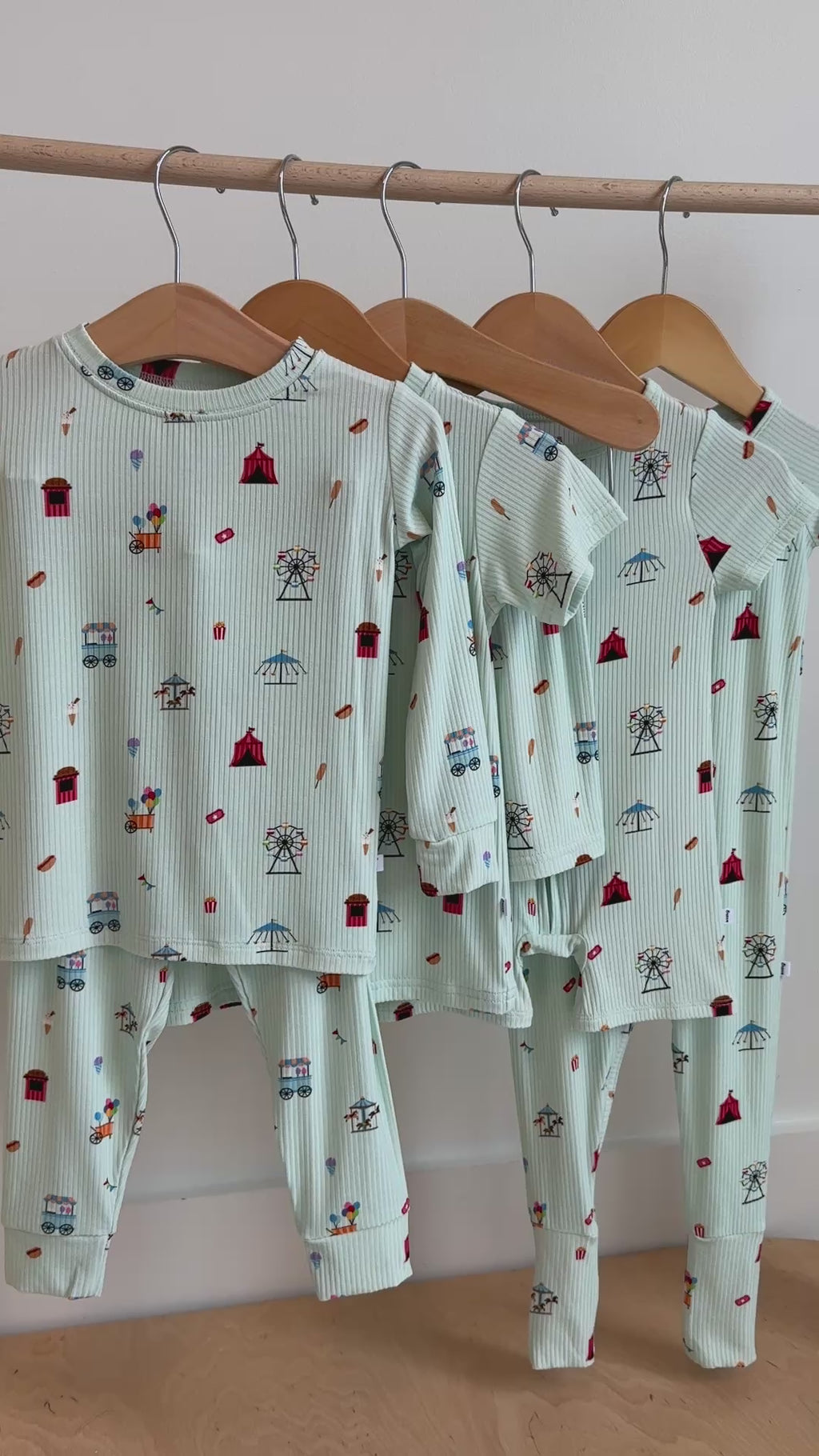 County Fair Small Ribbed Two-Piece Set