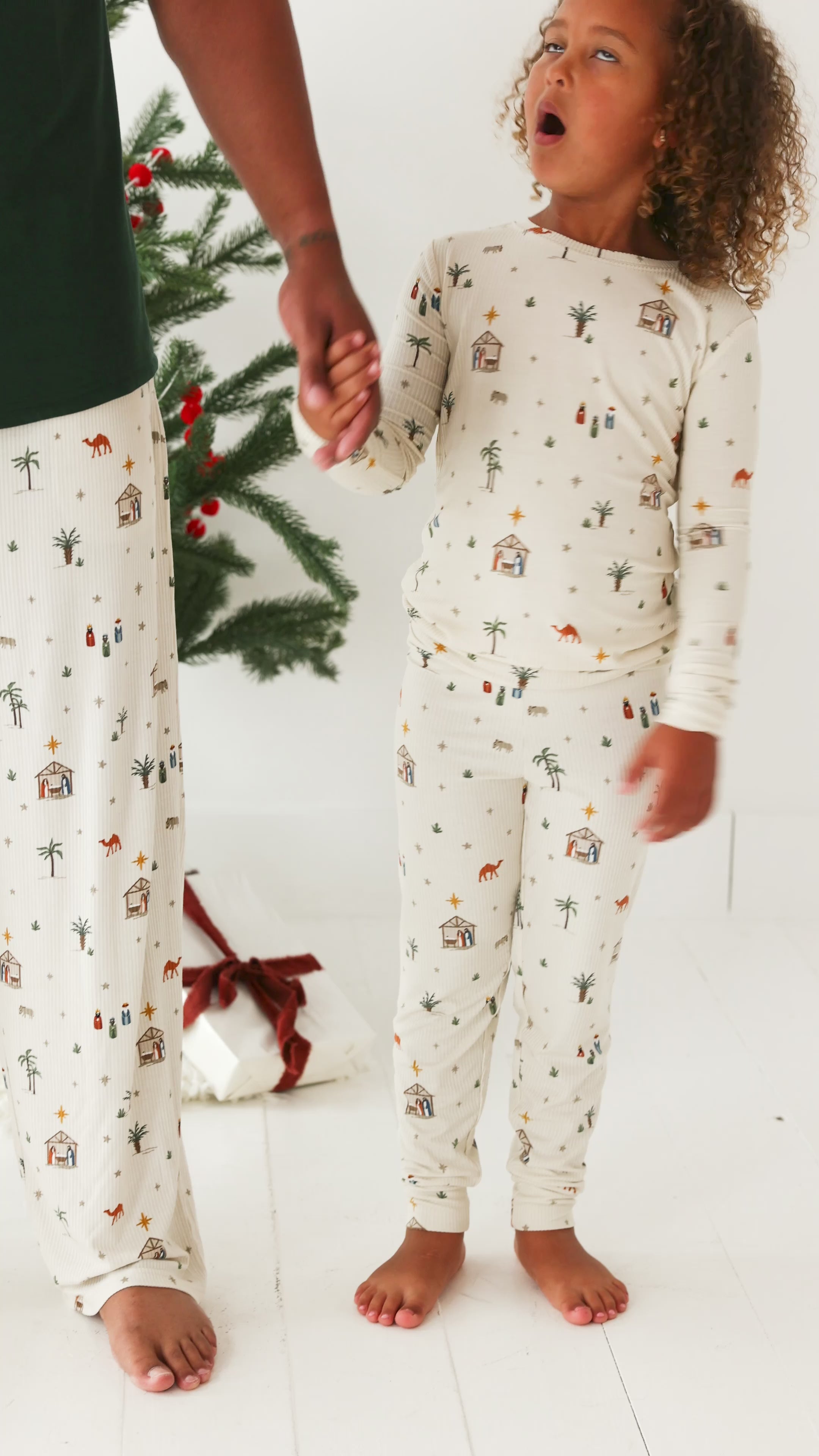 Nativity Small Ribbed Women's Long Sleeve Top