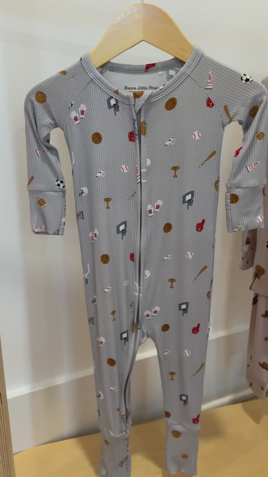 Sports Zone Small Ribbed Zip Romper