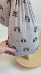 Monster Trucks Twin Sheet With Pillow Case