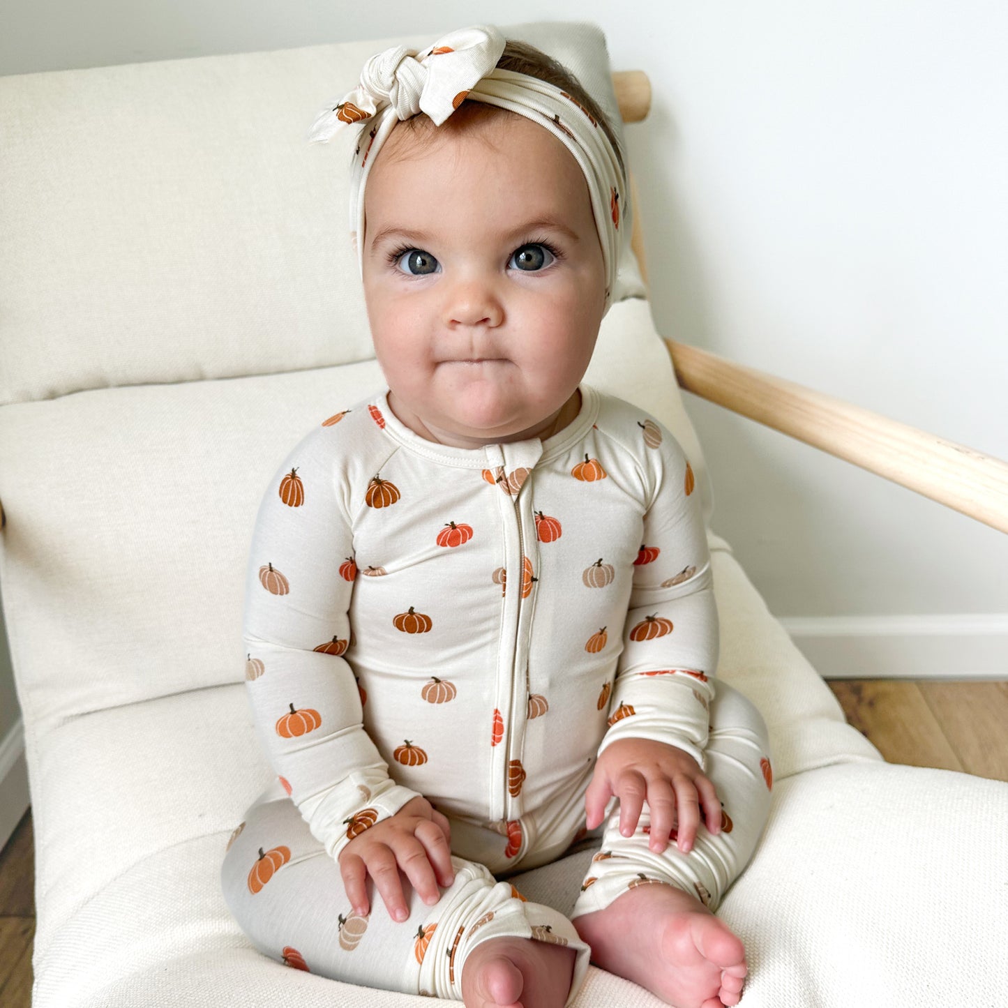 Pumpkins Zip Romper