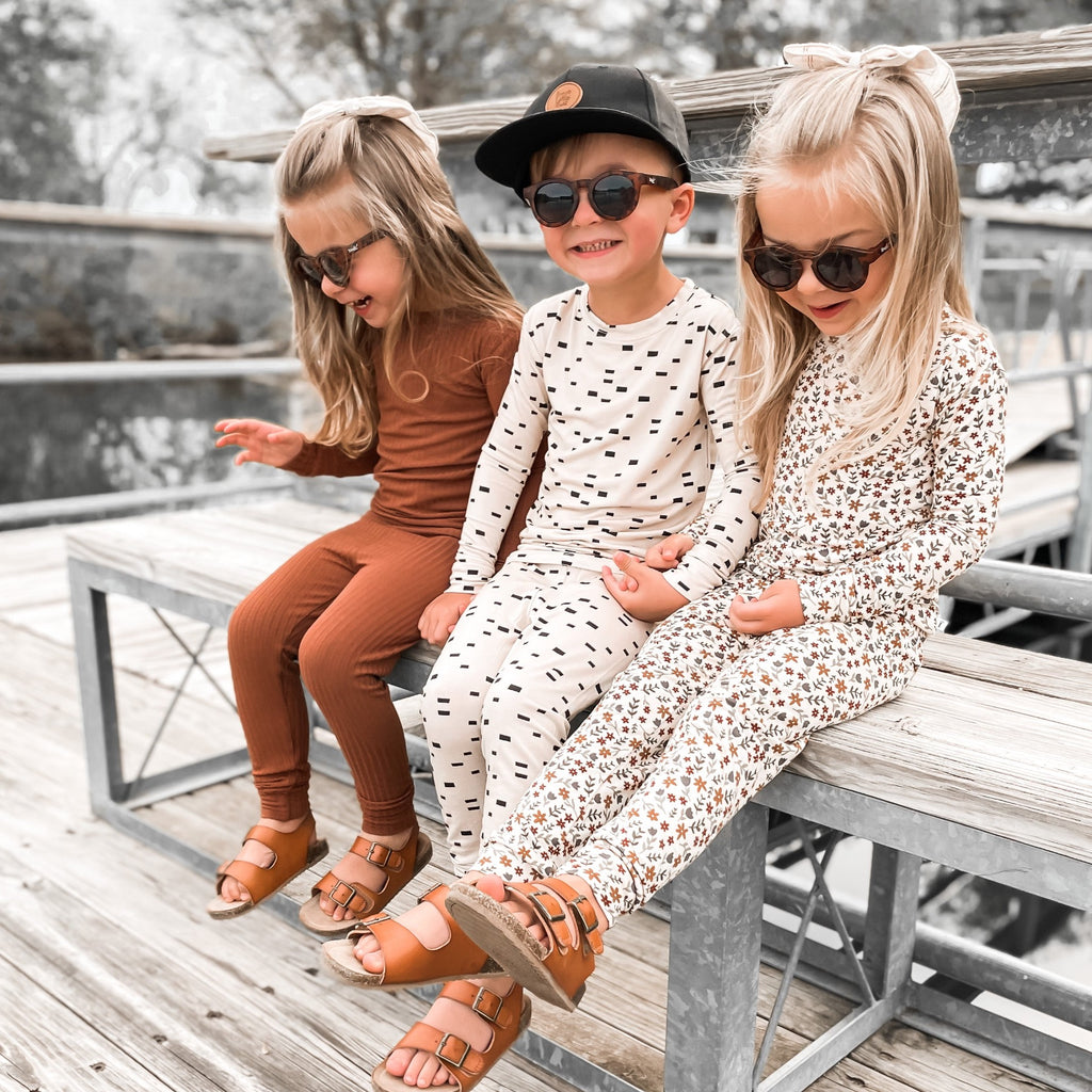 Cream Floral Two-Piece Set