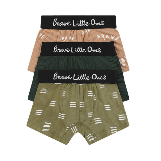 Brave Little Ones Sage Rainbow, Mauve Mist, Surf Shack Underwear 3