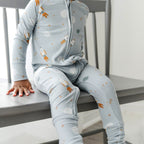 Space Explorers Small Ribbed Zip Romper