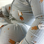 Space Explorers Small Ribbed Zip Romper