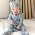 Space Explorers Small Ribbed Zip Romper