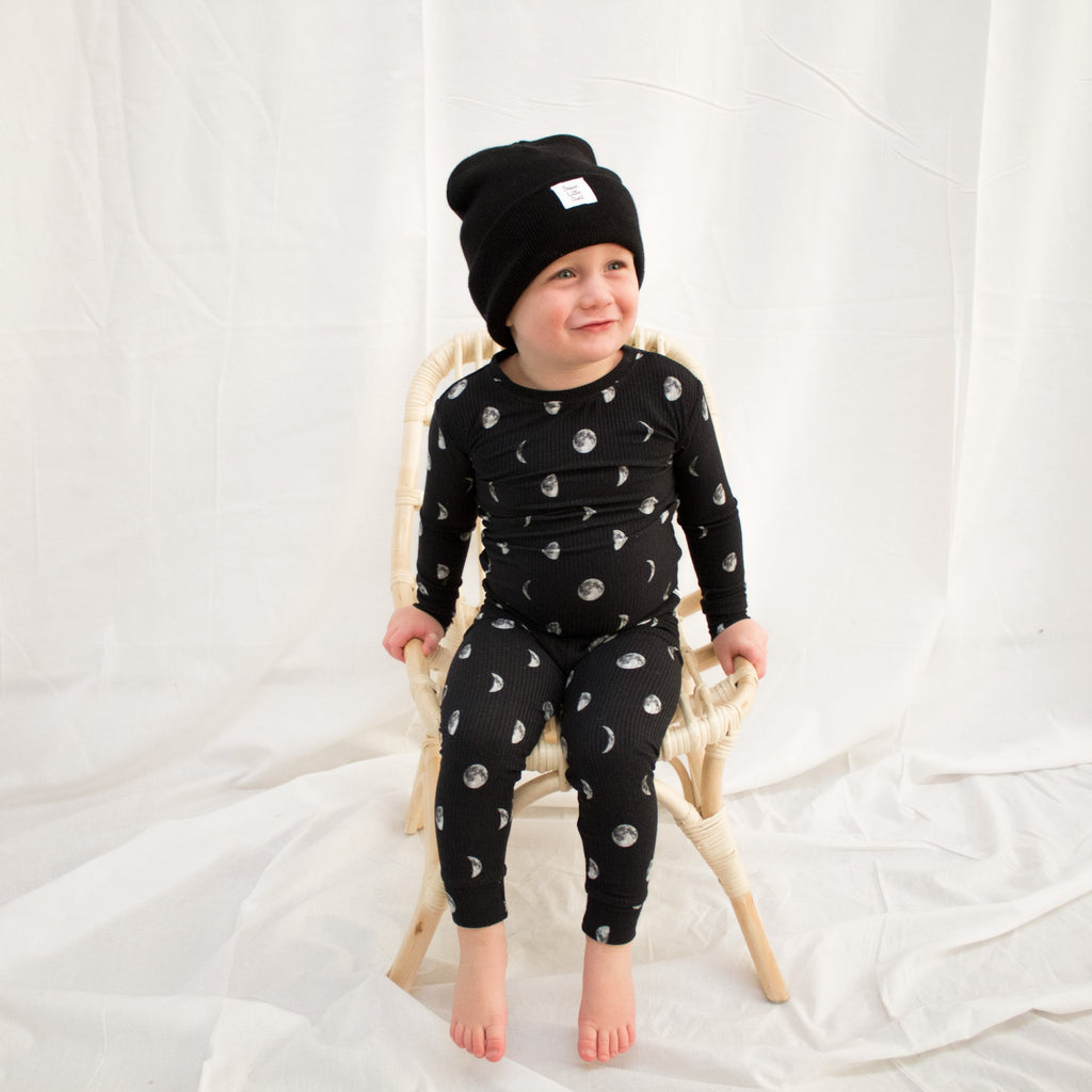 Moon Phases Small Ribbed Two-Piece Set