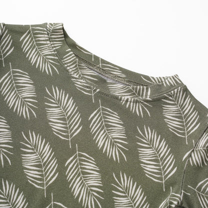 Palm Leaves Two-Piece Set