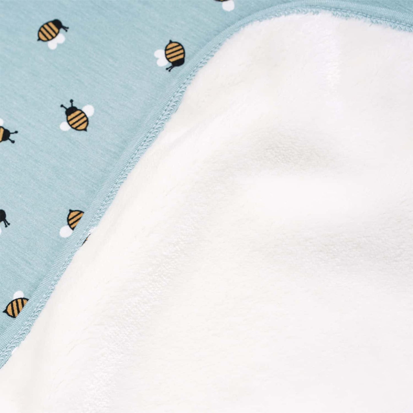 Blue Bees Toddler Blanket