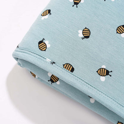 Blue Bees Toddler Blanket