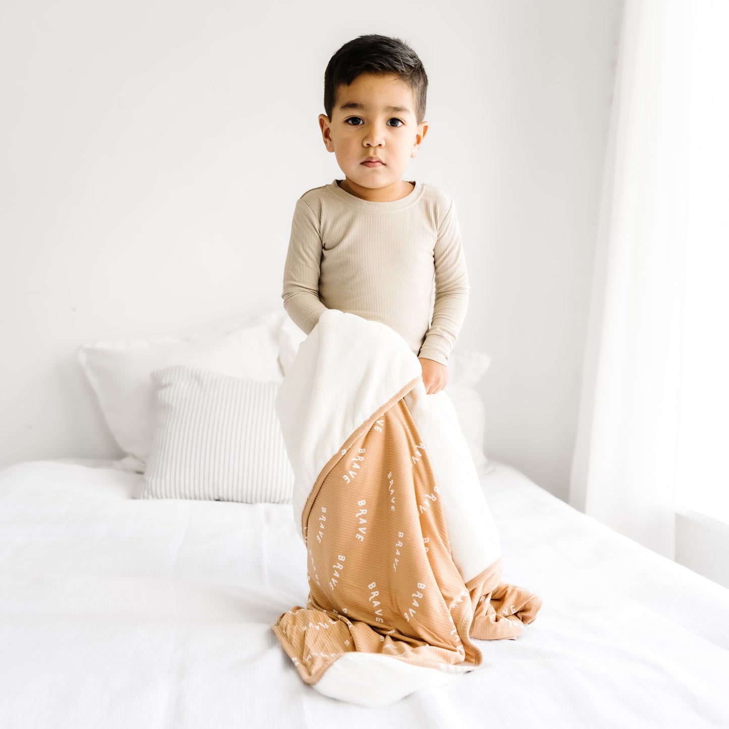 Brave Ribbed Toddler Blanket